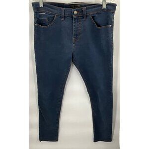 Zara Man Blue Slim Fit‎ Stretch Denim Jeans 33 Waist